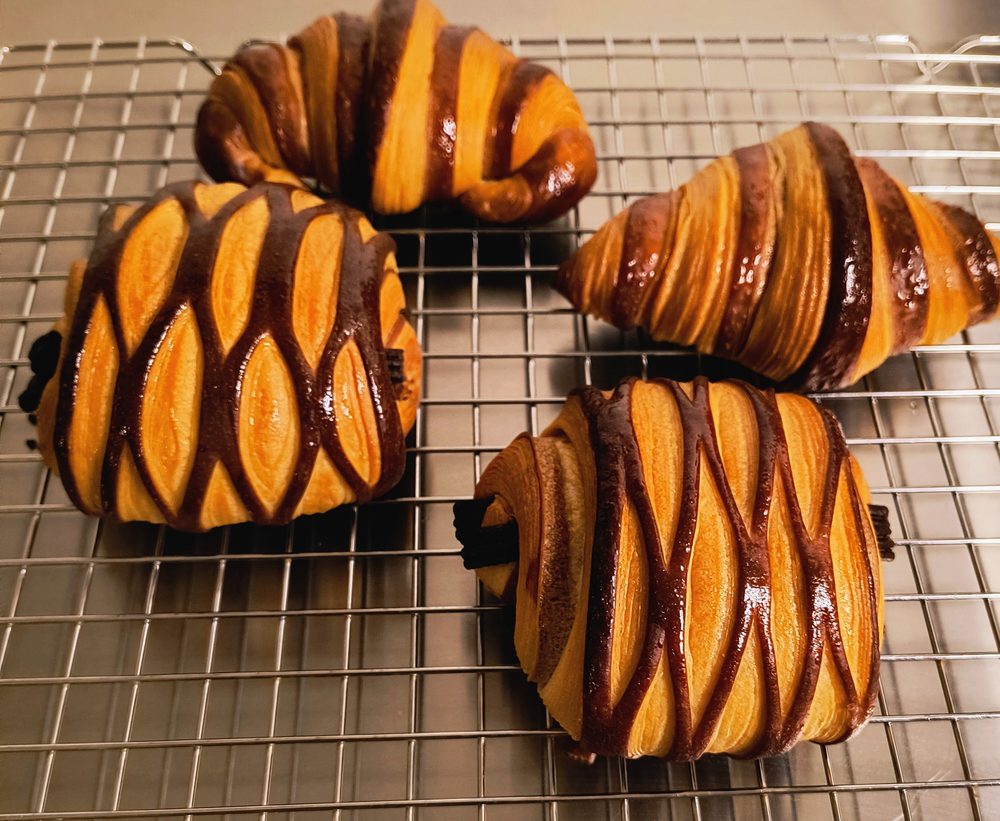 Viennoiseries bicolores